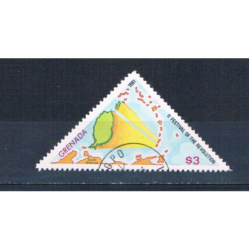 Grenada 1040 Used Map 1981 CV 2.10 (G0376)+
