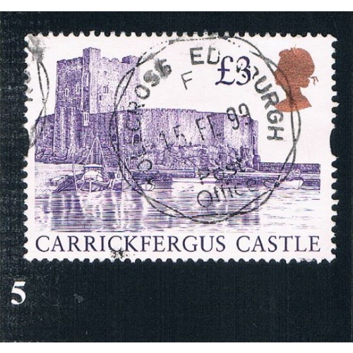 Great Britain 1447A Used Carrickfergus Castle CV 3.00 (BP0005)