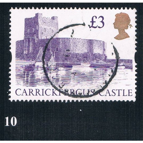 Great Britain 1447A Used Carrickfergus Castle CV 3.00 (BP0010)