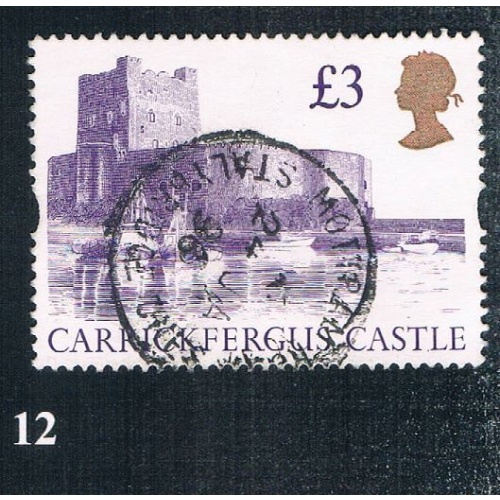 Great Britain 1447A Used Carrickfergus Castle CV 3.00 (BP0012)