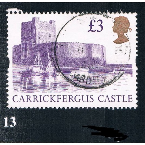 Great Britain 1447A Used Carrickfergus Castle CV 3.00 (BP0013)