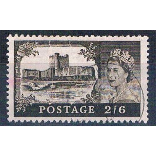 Great Britain 309 Used Castle 1955 CV 1.50 (HV0069)
