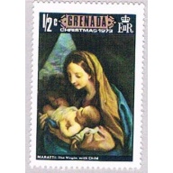 Grenada 519 MLH Christmas Painting 1973 (BP3559)