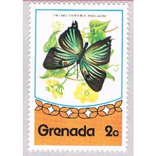 Grenada 662 MLH Butterfly 1975 (BP3613)