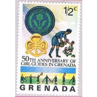 Grenada 724 MLH Girl Guide Emblen 1976 (BP35520)