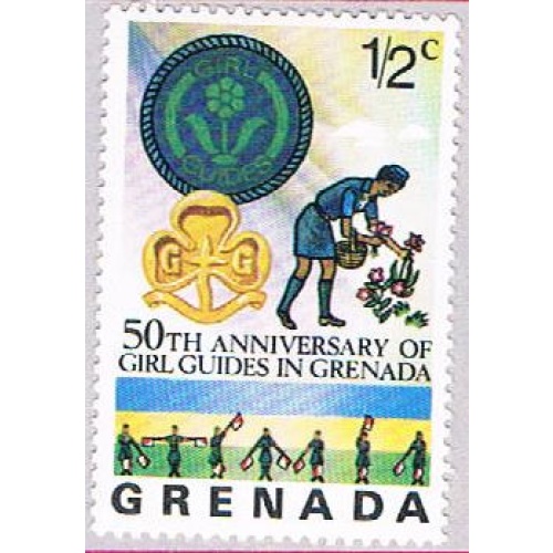 Grenada 724 MLH Girl Guide Emblen 1976 (BP35520)