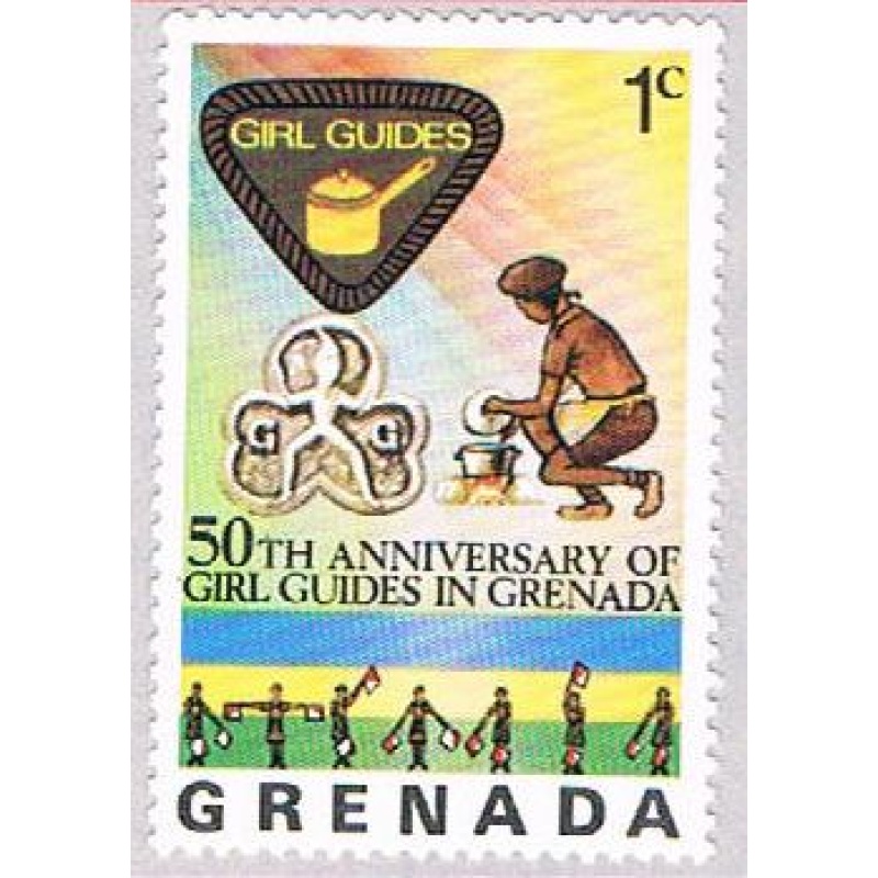 Grenada 725 MLH Girl Guide Emblen 1976 (BP35521)