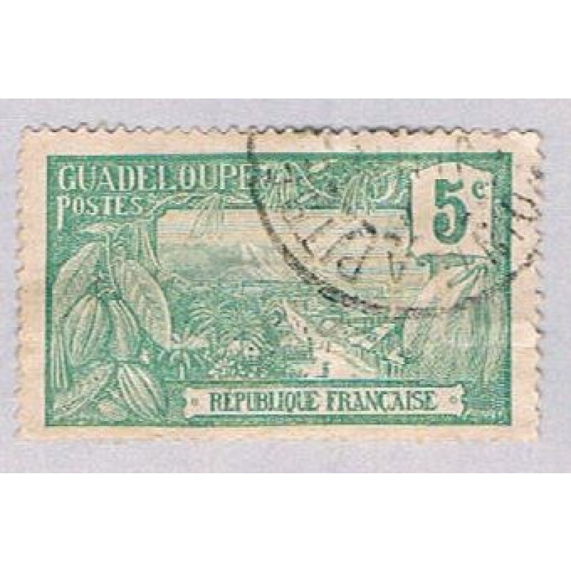 Guadeloupe 57 Used Harbor at Basse Terre 1905 (BP30210)