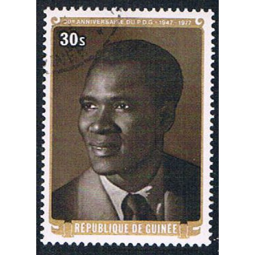 Guinea 742 Used President Toure CV 1.25 (BP07714)