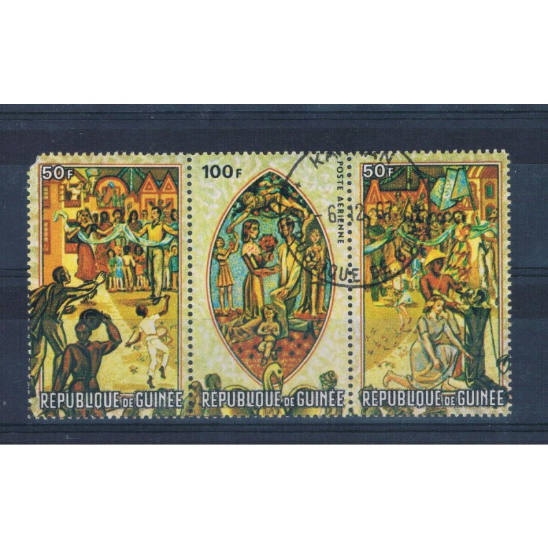 Guinea C98A Used Family Mural CV 2.20 (G0099)