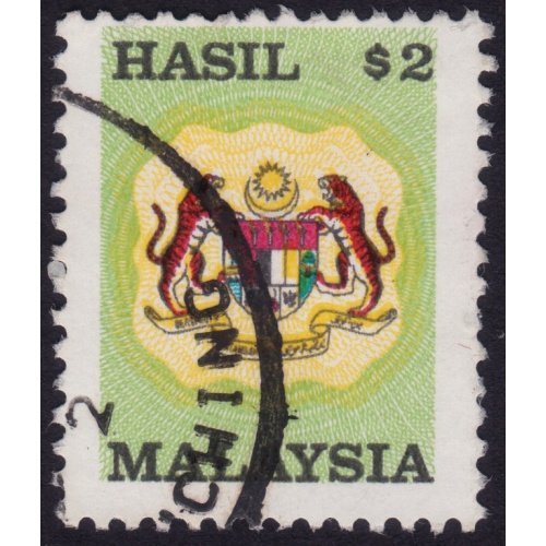 MALAYSIA 1990 $2 Revenue USED @H049