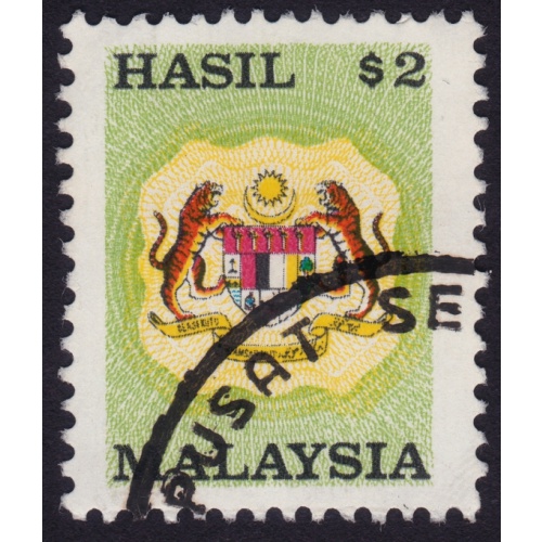 MALAYSIA 1990 $2 Revenue USED @H050