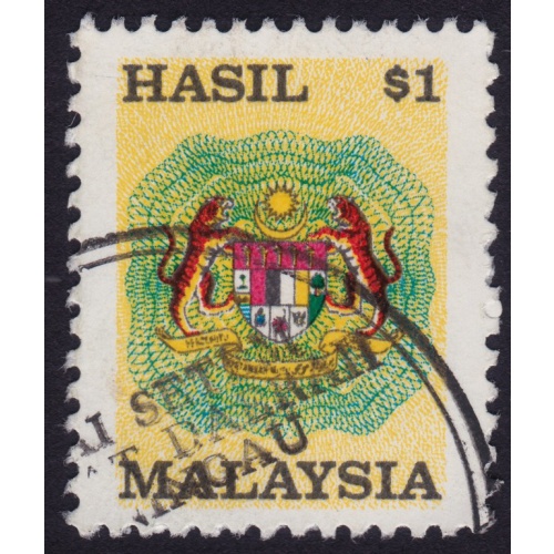MALAYSIA 1990 $1 Revenue USED @H052