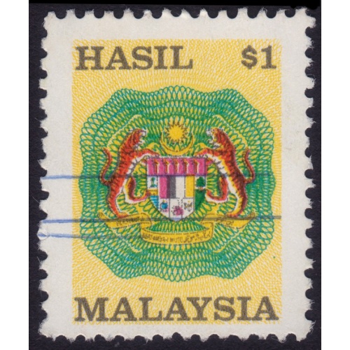 MALAYSIA 1990 $1 Revenue USED @H061