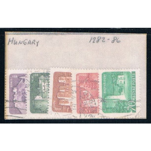 Hungary 1282-86 Used set Buildings CV 1.25 1960 (H0075)