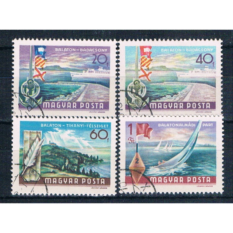 Hungary 1908-10 Used Lake Balaton  CV 1.00 1968 (H0098)