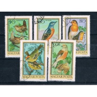 Hungary C337-41 Used Birds  CV 1.25 1973 (H0090)