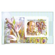 Congo-Kinshasa 2002 orchids and Nobel Laurates 4 blocks