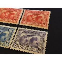 Australia | Kingsford Smith World Flights | Set of 4 | MNH