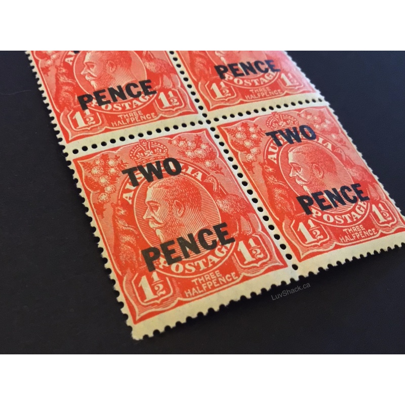 Australian King George 1930 | Pre-Decimal - Surcharge Overprint | MNH