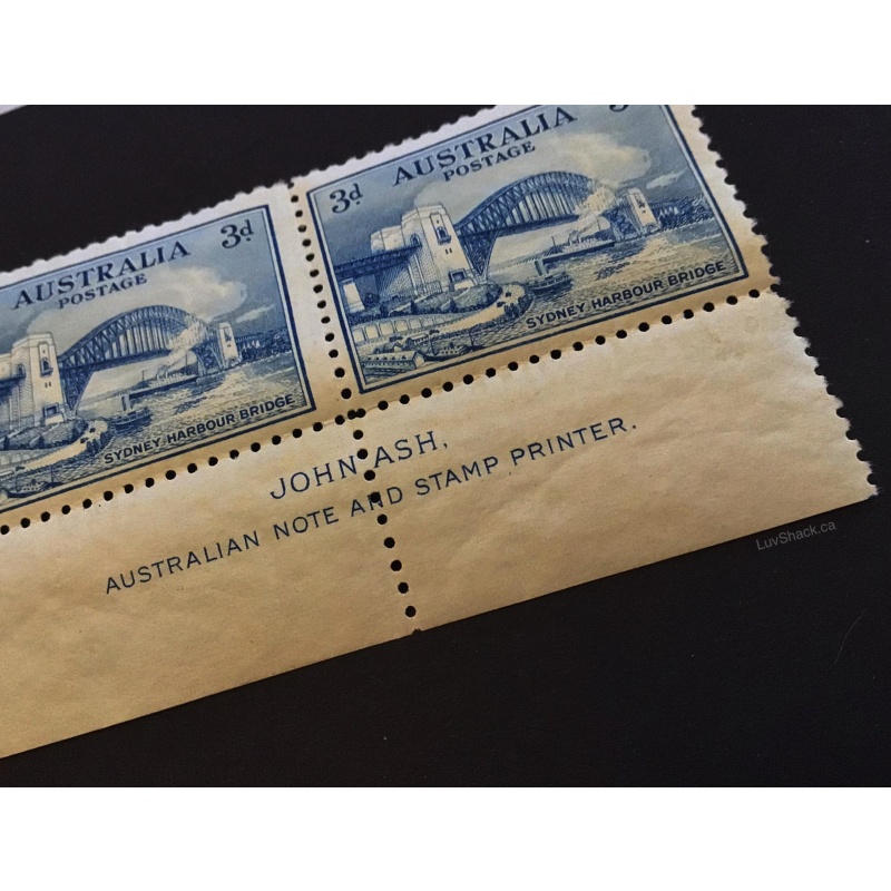 Opening of the Sydney Harbour Bridge | Pre-Decimal | Block Pair | MNH