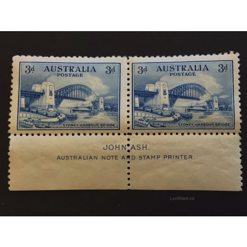 Opening of the Sydney Harbour Bridge | Pre-Decimal | Block Pair | MNH