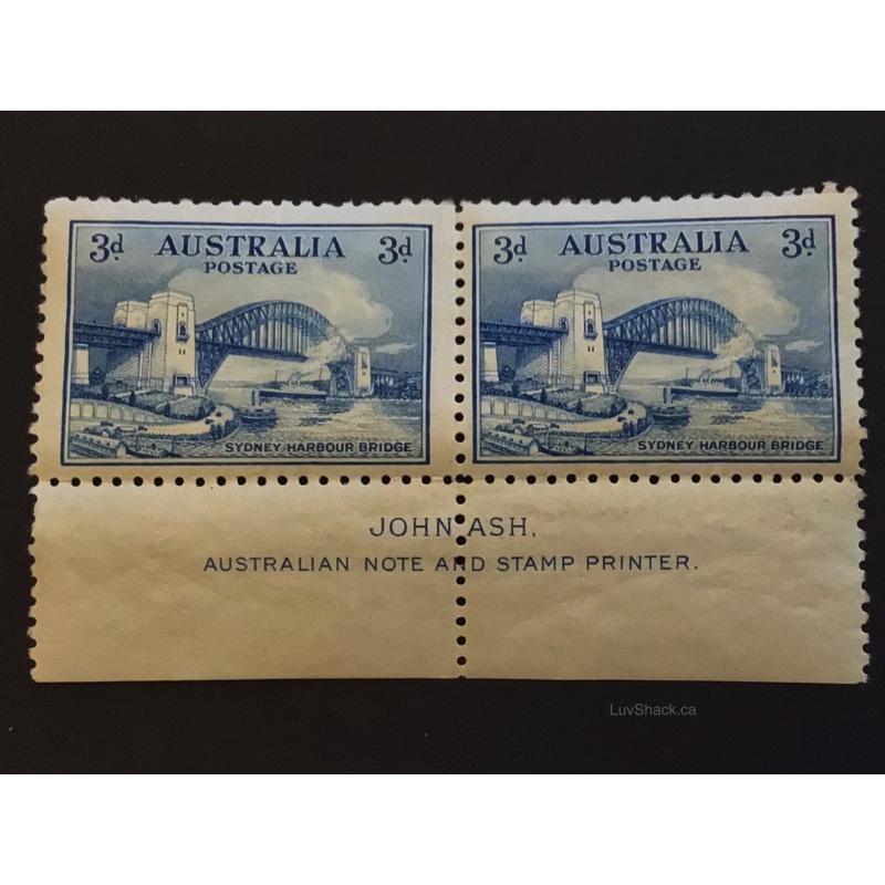 Opening of the Sydney Harbour Bridge | Pre-Decimal | Block Pair | MNH