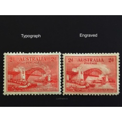 Opening of the Sydney Harbour Bridge | Pre-Decimal | Red 2d *Typograph | MH