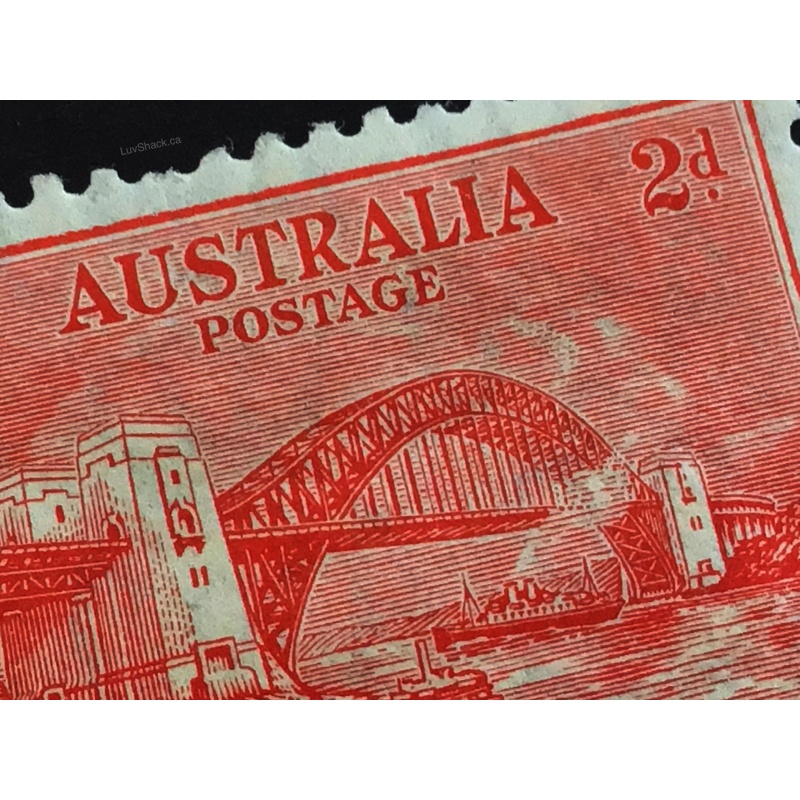 Opening of the Sydney Harbour Bridge | Pre-Decimal | Red 2d *Typograph | MH