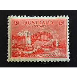 Opening of the Sydney Harbour Bridge | Pre-Decimal | Red 2d *Typograph | MH