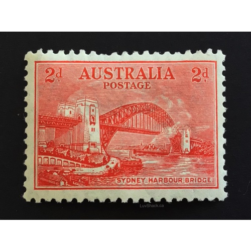 Opening of the Sydney Harbour Bridge | Pre-Decimal | Red 2d *Typograph | MH