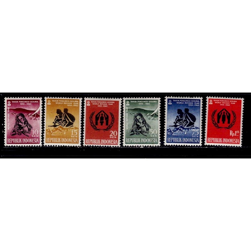 Indonesia 488-493 MNH