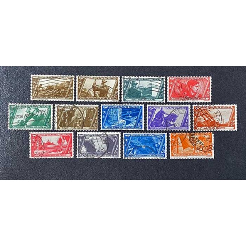 Italy Sc #290-302, 1932, Used