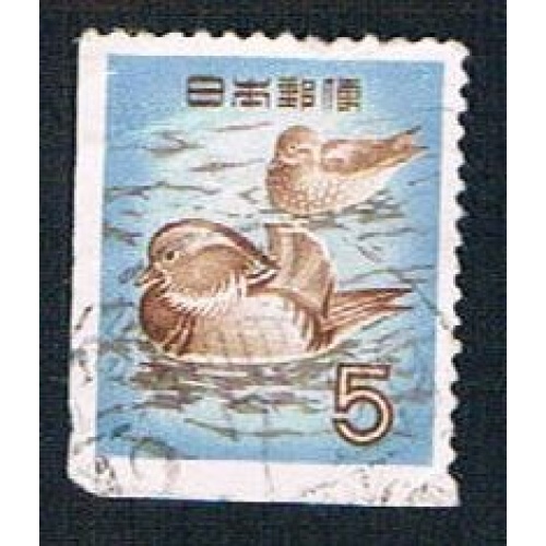 Japan 611 Used Mandarin ducks 1955 (BP28419)