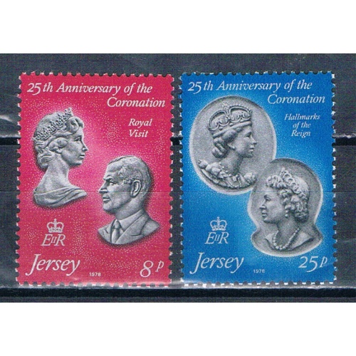 Jersey 196-96 Unused set Elizabeth II Portraits 1978 CV 1.00 (J0197)