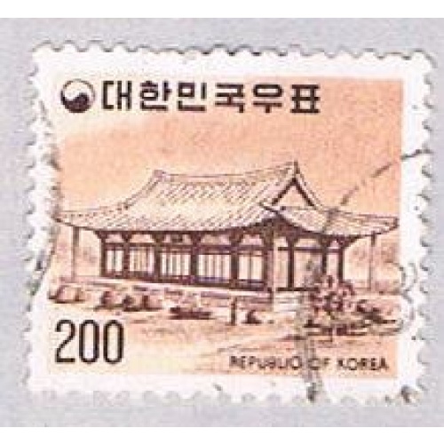 Korea 1099 Used Busock Temple 1977 (BP34534)