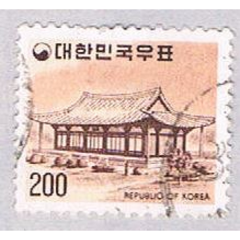 Korea 1099 Used Busock Temple 1977 (BP34534)