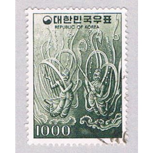 Korea 1103 Used Flying Angels 1977 CV 1.50 (BP34318)