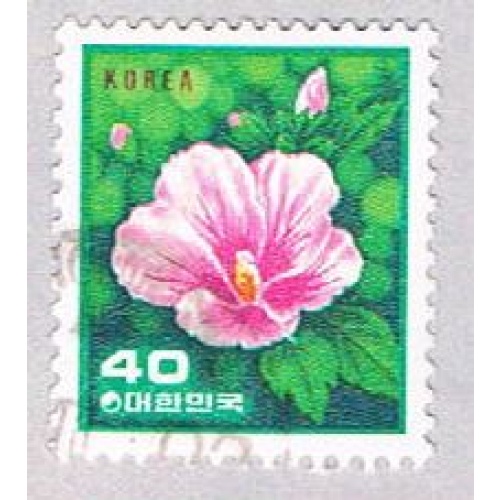 Korea 1256 Used Rose of Sharon 1981 (BP3496)