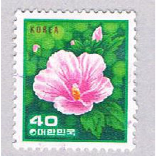 Korea 1256 Used Rose of Sharon 1981 (BP3497)