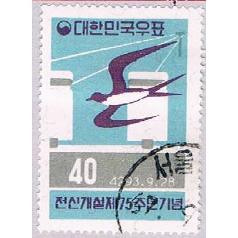 Korea 311 Used Swallow 1960 (BP3487)