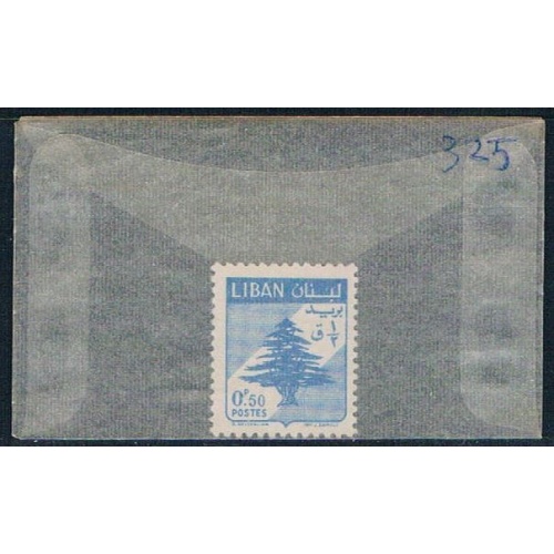 Lebanon 325 Unused Cedar of Lebanon 1958 CV 1.75 (L0170)