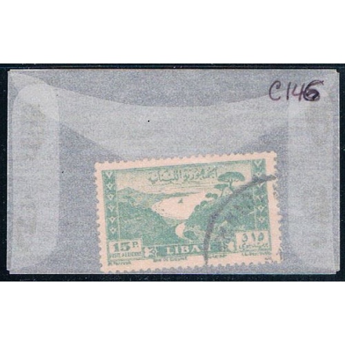 Lebanon C146 Used Bay of Jounie 1949 CV 1.25 (L0097)
