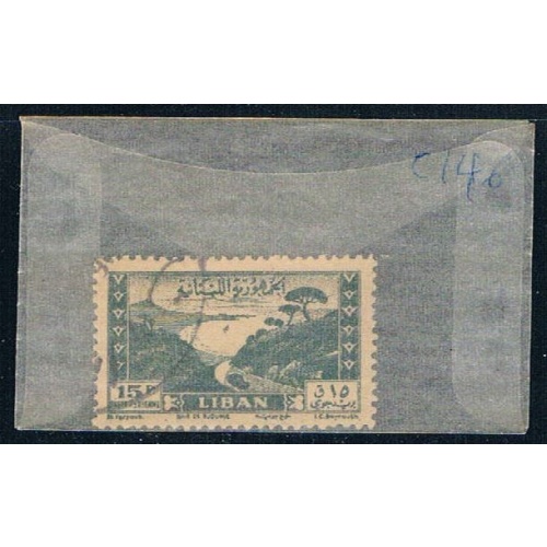 Lebanon C146 Used Bay of Jounie 1949 CV 1.25 (L0098)
