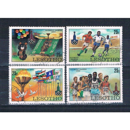 Lesotho 292-95 Used Olympics 1980 CV 2.20 (HV0005)