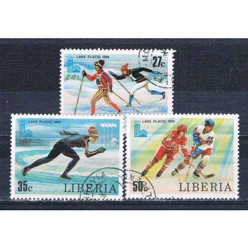 Liberia 870-72 Used Lake Placid 1980 CV 6.55 (MV0221)+