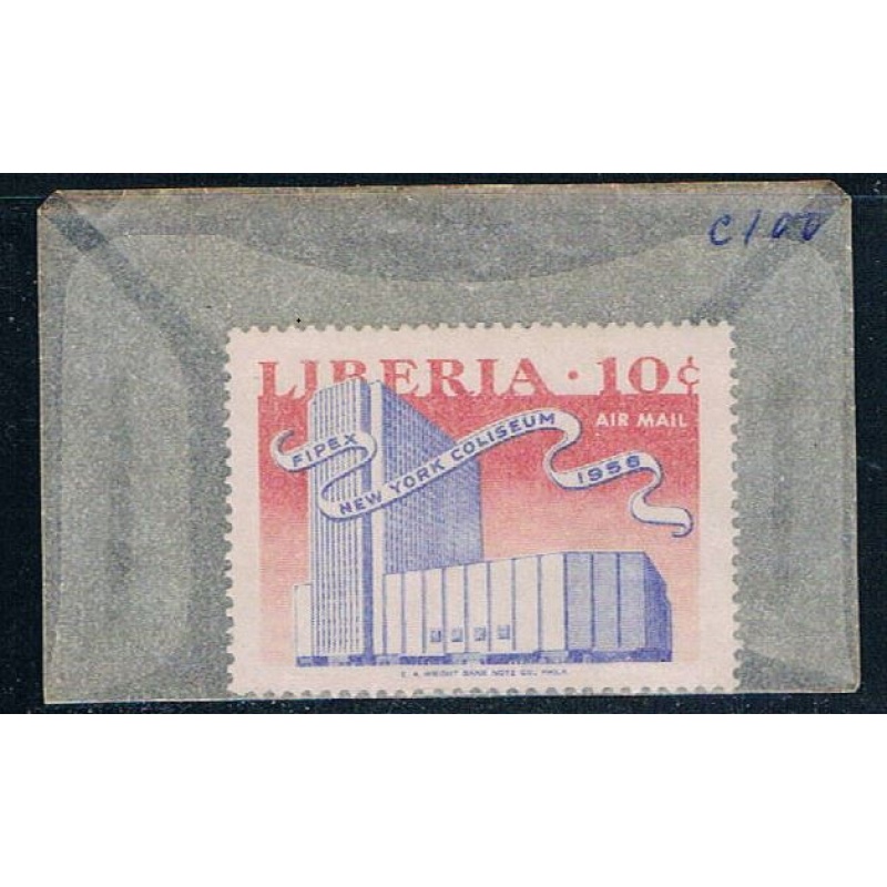 Liberia C100 Unused NY Coliseum 1956 (L0620)