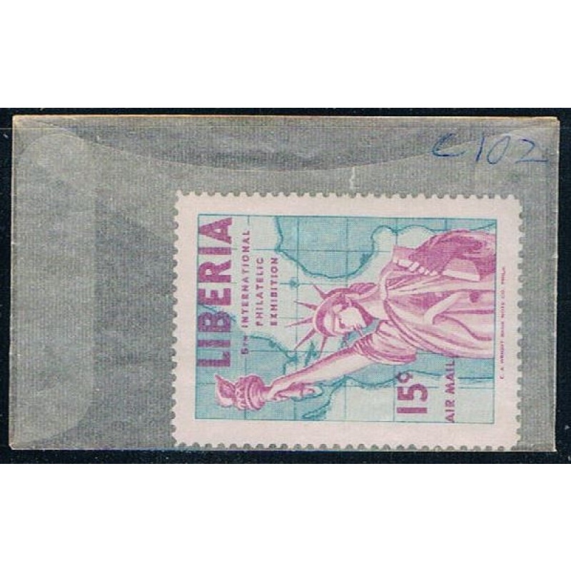 Liberia C102 Unused Statute of Liberty 1956 (L0622)