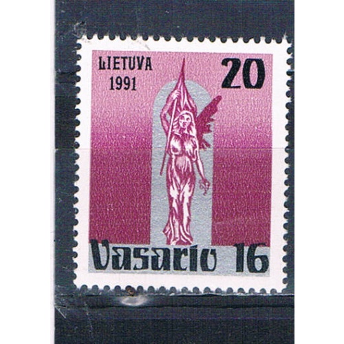 Lithuania 388 Unused Liberty Statue 1991 (HV0251)+