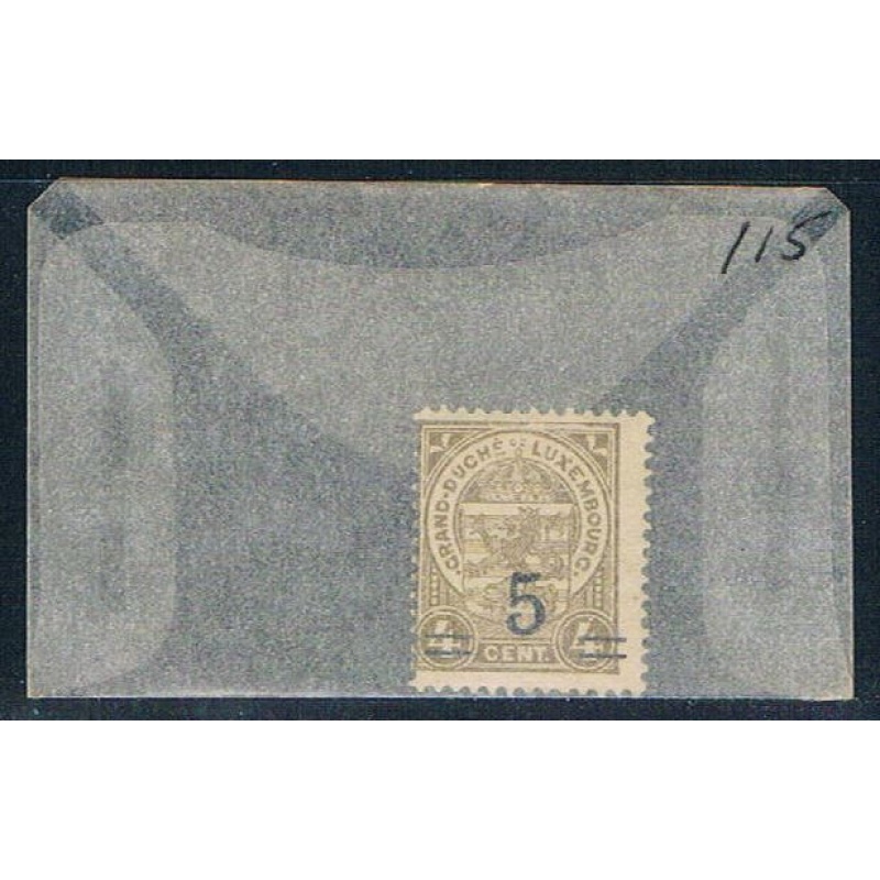 Luxembourg 115 Unused COA surcharge 1916 (L0215)